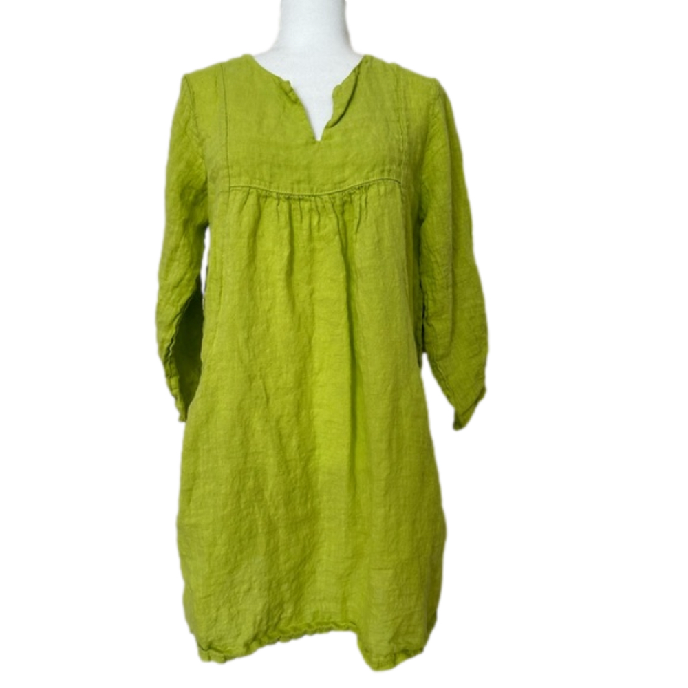 Alexandre Laurent Paris Linen Dress with Pockets